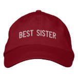 Best Sister Embroidered Hat