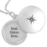 Best Sister Ever Locket necklaces