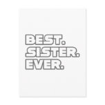 Best Sister Ever Post Cards