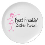 Best Sister Plate