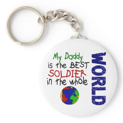 Best Soldier In World 2 (Daddy) Key Chains by professiongifts