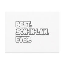 Best Son-In-Law Ever postcards