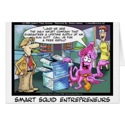 Best Squid Entrepreneur Funny Tees Gifts Mugs Etc Cards by beardiethor123