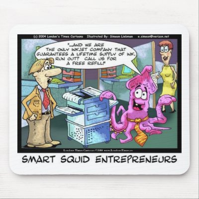 Best Squid Entrepreneur Funny Tees Gifts Mugs Etc Mousepad by beardiethor123