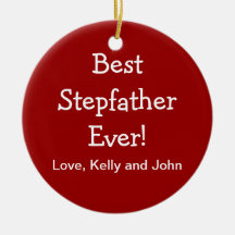 Best Step Father Christmas Ornaments