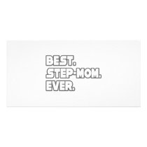 Best Step-Mom Ever photo cards