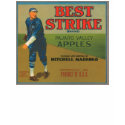 Best Strike Vintage Apple Crate Label - vintage ba t-shirts
