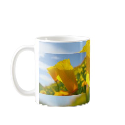 BEST TEACHER! Coffee Cup Mug gifts Poppy Flowers by Basleeartprintgifts