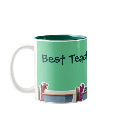 Best Teacher Ever Mug by Swazzle
