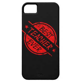 Best Teacher Ever Red Case For iPhone 5/5S