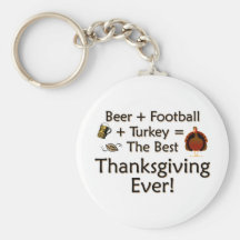 Best Thanksgiving Ever Keychain