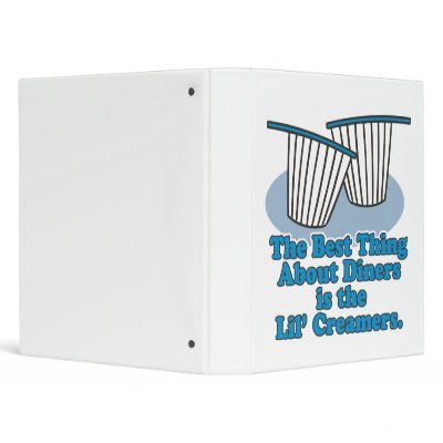 best thing about diners is creamers binders by doonidesigns