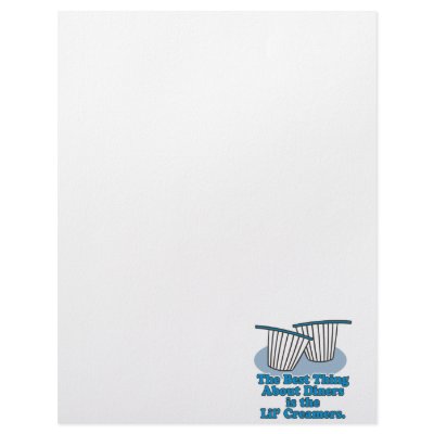 best thing about diners is creamers personalized letterhead by doonidesigns