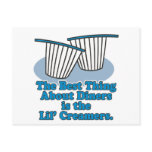 best thing about diners is creamers postcard