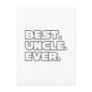 Best Uncle Ever Post Card