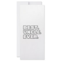 Best Uncle Ever Rack Card Design