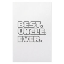 Best Uncle Ever Stationery Paper