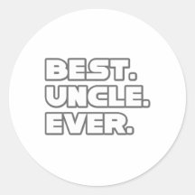 Best Uncle Ever Sticker