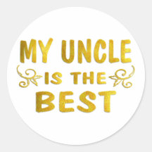 Best Uncle Sticker