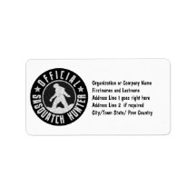 Best Version - OFFICIAL Sasquatch Hunter Design Labels