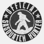 Best Version - OFFICIAL Sasquatch Hunter Design Round Stickers
