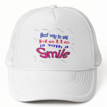 Best Way To Say Hello hats by ImpressImages Best Way To Say Hello hats