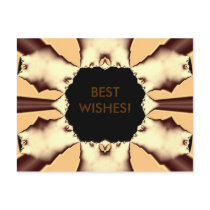 Best whishes postcard