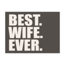 Best. Wife. Ever. Postcards