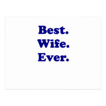 Best Wife Ever Postcard