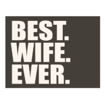 Best. Wife. Ever. Postcards