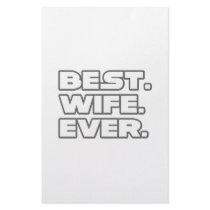 Best Wife Ever Customized Stationery