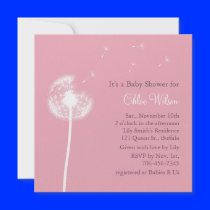 Best Wishes! Baby Shower Invitation (pink)