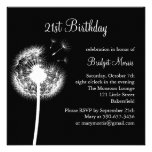 Best Wishes! (black) Custom Invite