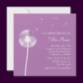 Best Wishes! Bridal Shower Invitation (purple)