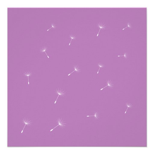 Best Wishes! Bridal Shower Invitation (purple)