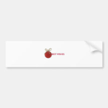 BEST WISHES BUMPER STICKERS