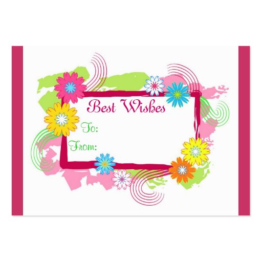 Best Wishes Card Large Business Cards Pack Of 100 Zazzle