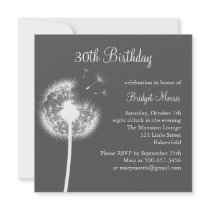 Best Wishes! (gray) Custom Invitations