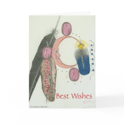 Best Wishes Greeting Card by KarisStudio