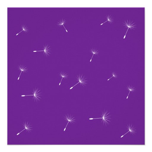 Best Wishes! (purple) Personalized Invitations