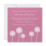 Best Wishes! Rehearsal Dinner Invitation (fuchsia)