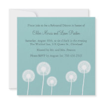 Best Wishes! Rehearsal Dinner Invite (turquoise)