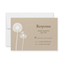Best Wishes! RSVP (brown) Invite