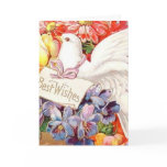 best, wishes, victorian, dove, flowers, vintage,