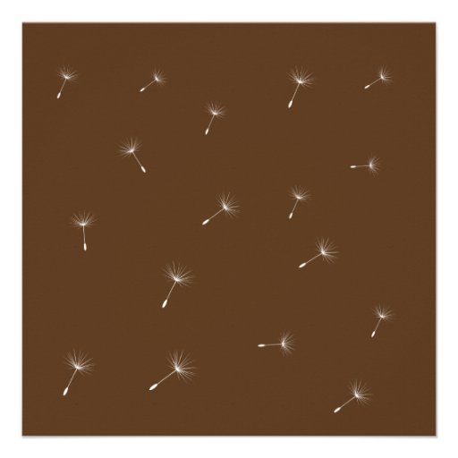Best Wishes! Wedding Invitation (brown)