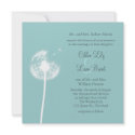 Best Wishes! Wedding Invitation (turquoise) zazzle_invitation