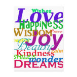 Best Words Post Card