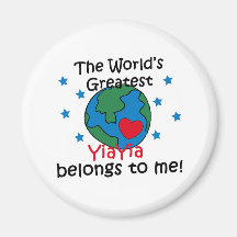 Best YiaYia Belongs to me Magnets
