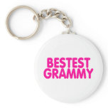 Bestest Grammy Pink Keychains