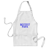 Bestest Papa Blue Aprons